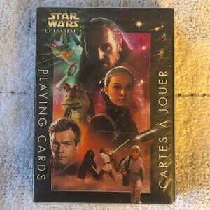 Sealed Star Wars Episode 1 Playing Cards Unopened Canadian Bilingual Set